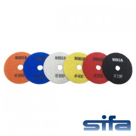DRY POLISHING PADS &ldquo;NINJA&rdquo; &Oslash;100/125/150 MM &ndash; SIFA